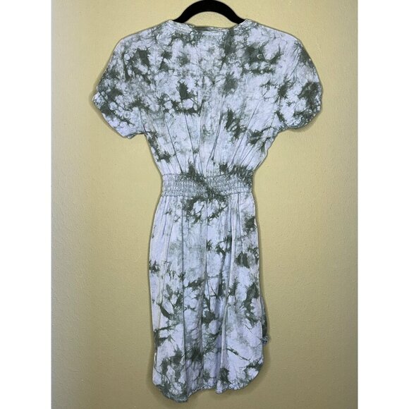 Anthropologie Cloth & Stone Women's Petite XS Liv Tie-Front Mini Dress - Picture 4 of 12